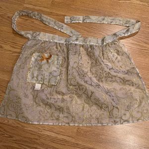 Vintage Apron Sheer with pocket Original Tag